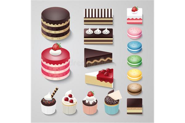 平面設(shè)計甜品圖片大全集,用超輕粘土制作甜點(diǎn)圖片